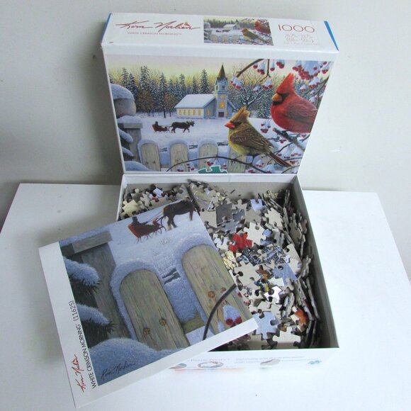 Buffalo Games Puzzles - Set of 4 Winter themed, 1000 pieces - Picture 4 of 16